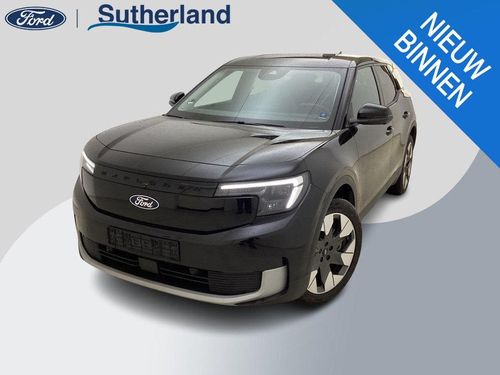 Ford Explorer Premium Extended Range AWD 79 kWh 11.000 KM |, Auto's, Ford, Automaat, Gebruikt, Zwart, Vierwielaandrijving