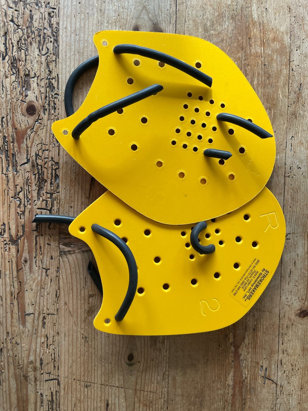 Zwempaddles maat L (21x19cm), Sport en Fitness, Ophalen of Verzenden, Gebruikt