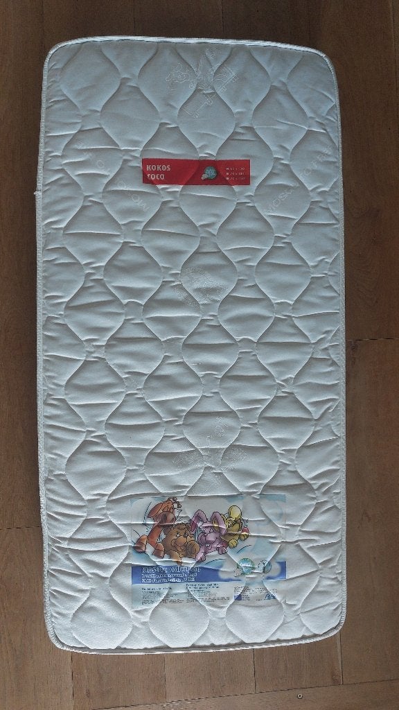 Matras ABZ 60 x 120 cm kokos kids top collection, Ophalen, Zo goed als nieuw, Ledikant