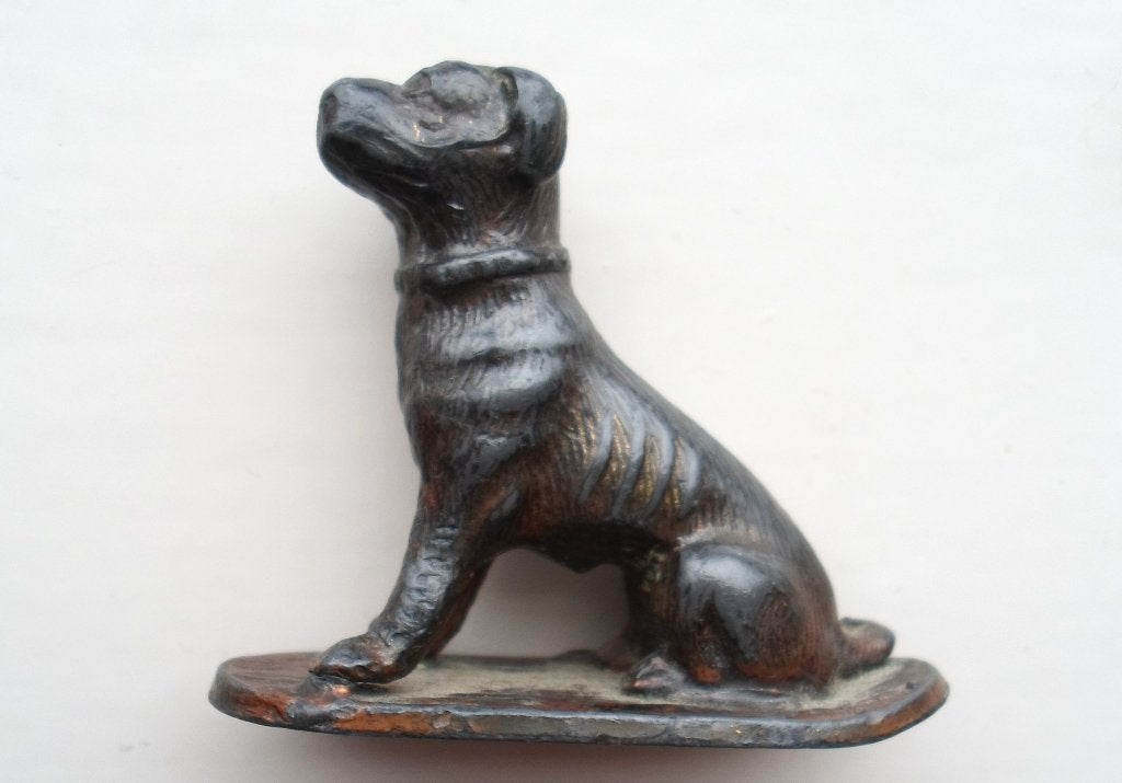 Bronzen hond., Ophalen of Verzenden, Zo goed als nieuw, Dier