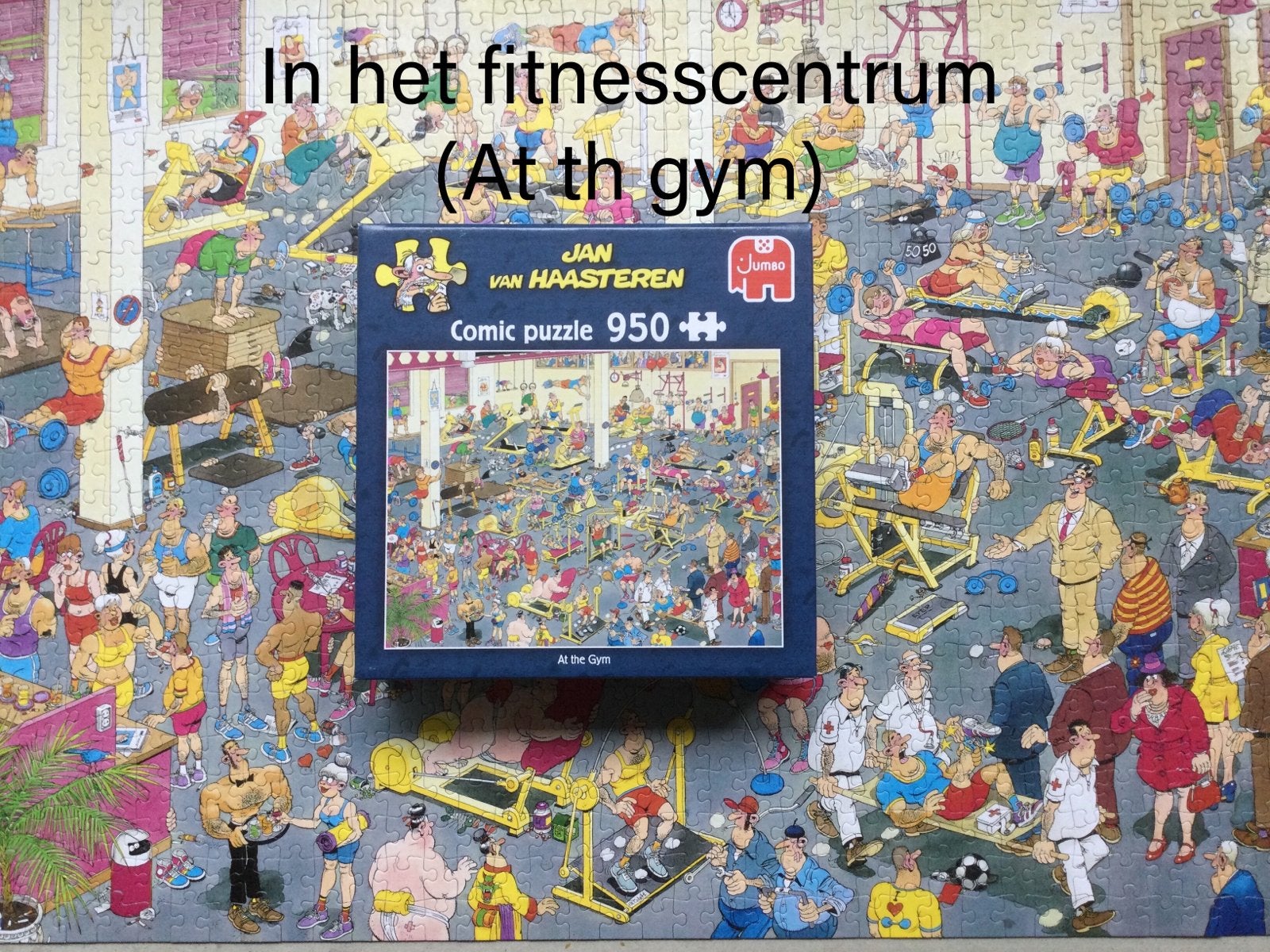 Jan van Haasteren At The gym, Ophalen of Verzenden, 500 t/m 1500 stukjes, Zo goed als nieuw