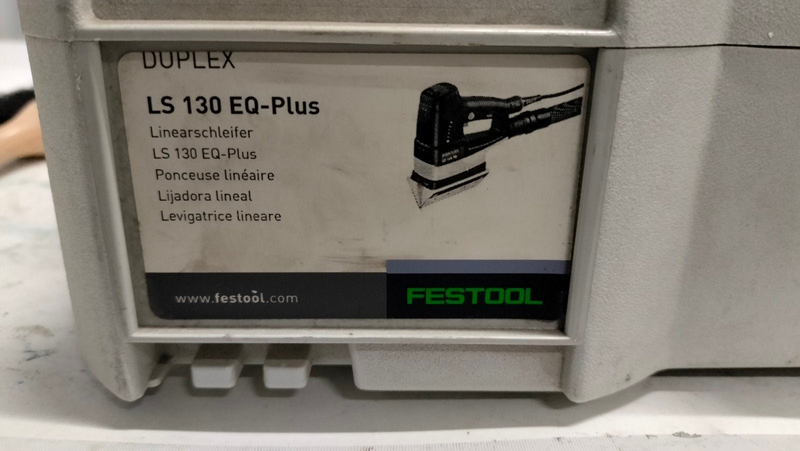 Festool Duplex LS 130 EQ-Plus Lineaire Schuurmachine, Ophalen, Gebruikt, Overige typen