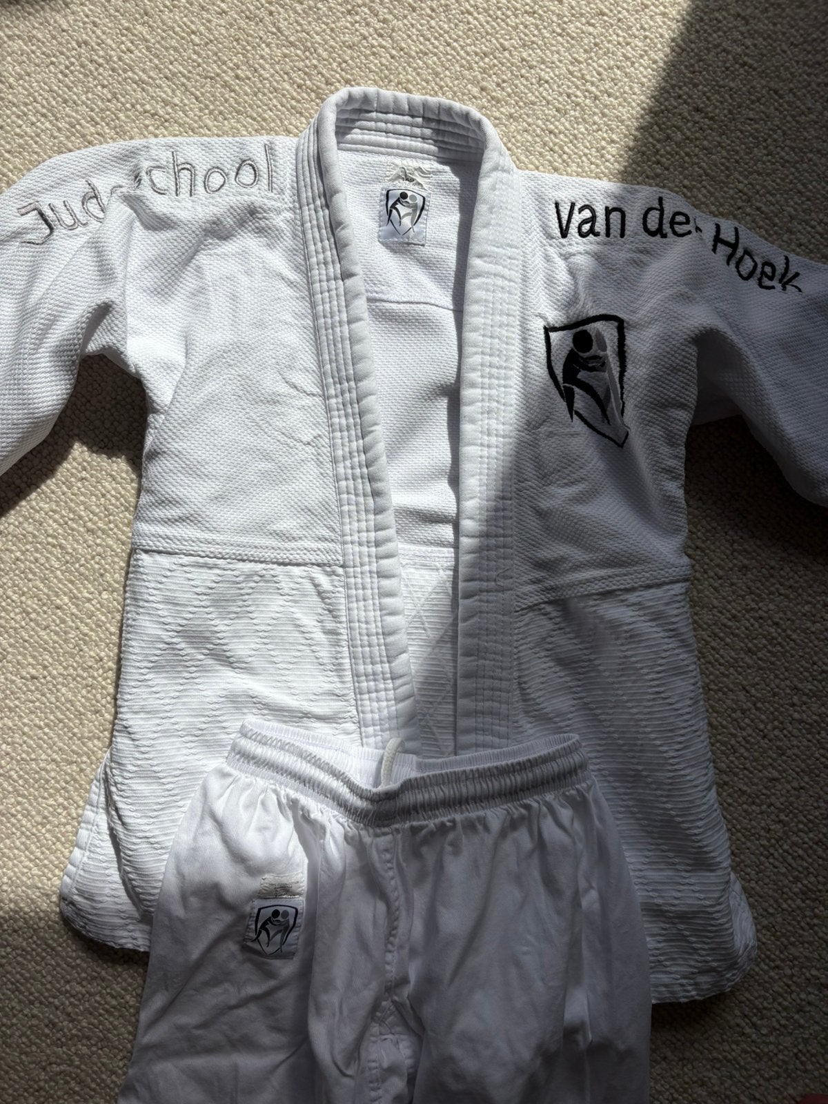 Judo pak (van der Hoek), Maat XS of kleiner, Judo, Vechtsportpak, Ophalen of Verzenden