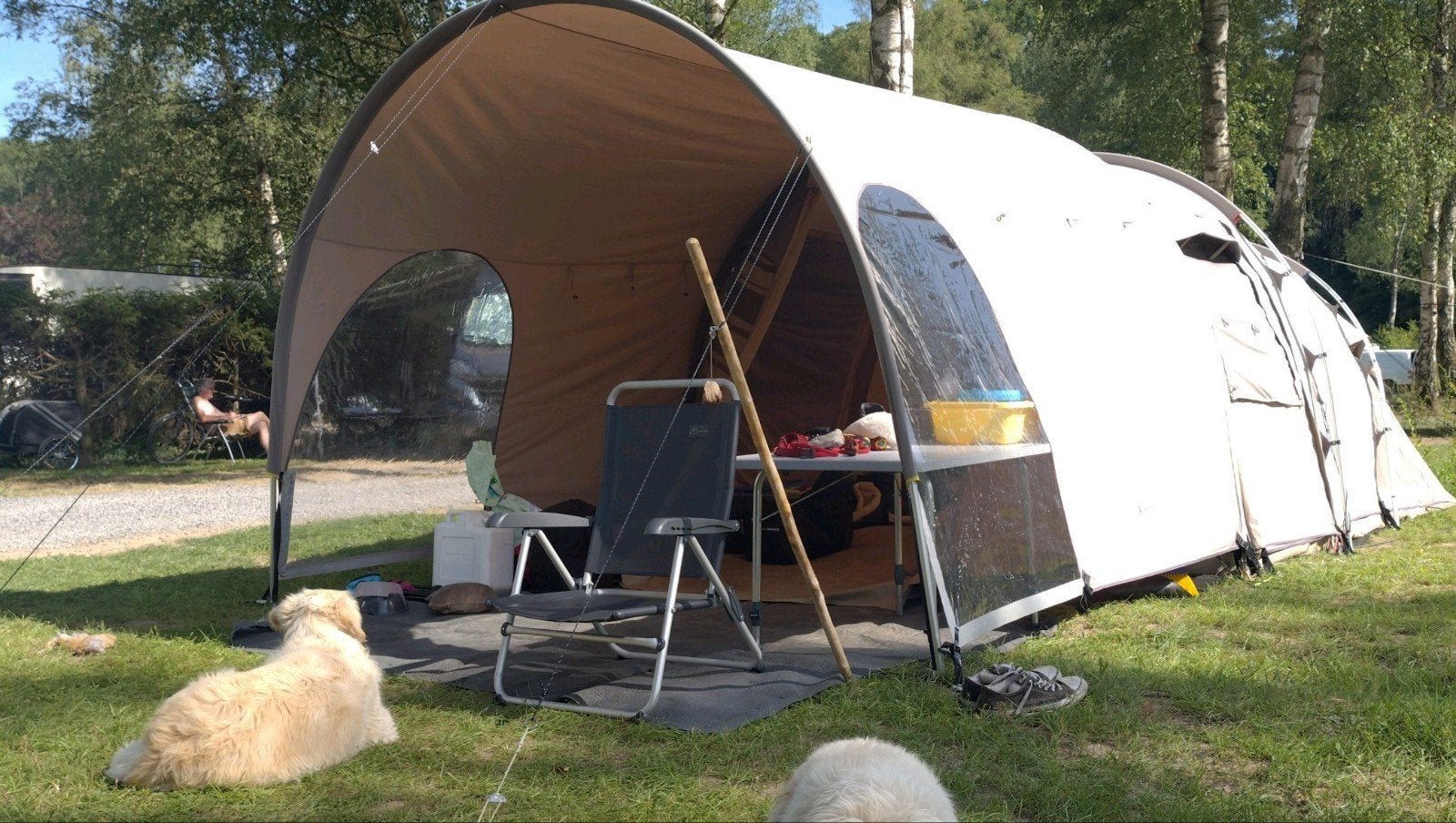 Te koop Redwood Aspen 320 tunneltent, Caravans en Kamperen, Tenten, Ophalen, Gebruikt, Tot en met 4