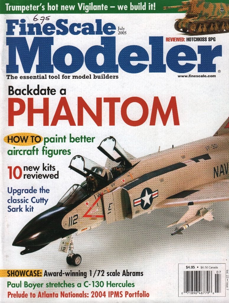 FineScale Modeler magazine Vol 23 No 7, Verzenden, 1:32 tot 1:50, Auto, Overige merken
