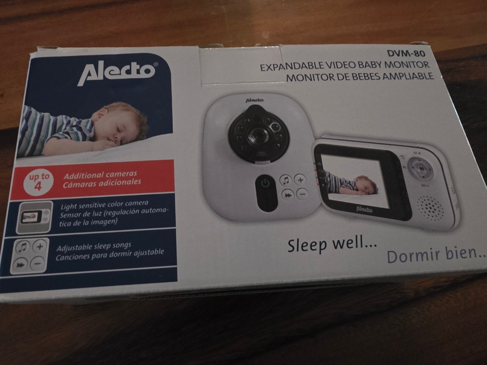 Alecto DVM-80 Beeldbabyfoon met nieuwe accu, Ophalen of Verzenden, Gebruikt, 250 meter of meer, Camera