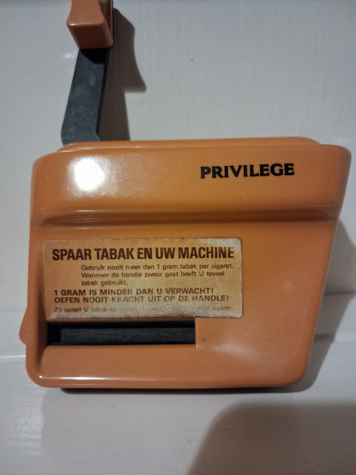 Vintage Privilege Sigarettenmaker  Retro Hulzenstopper 70-80, Ophalen of Verzenden, Gebruikt, Aansteker