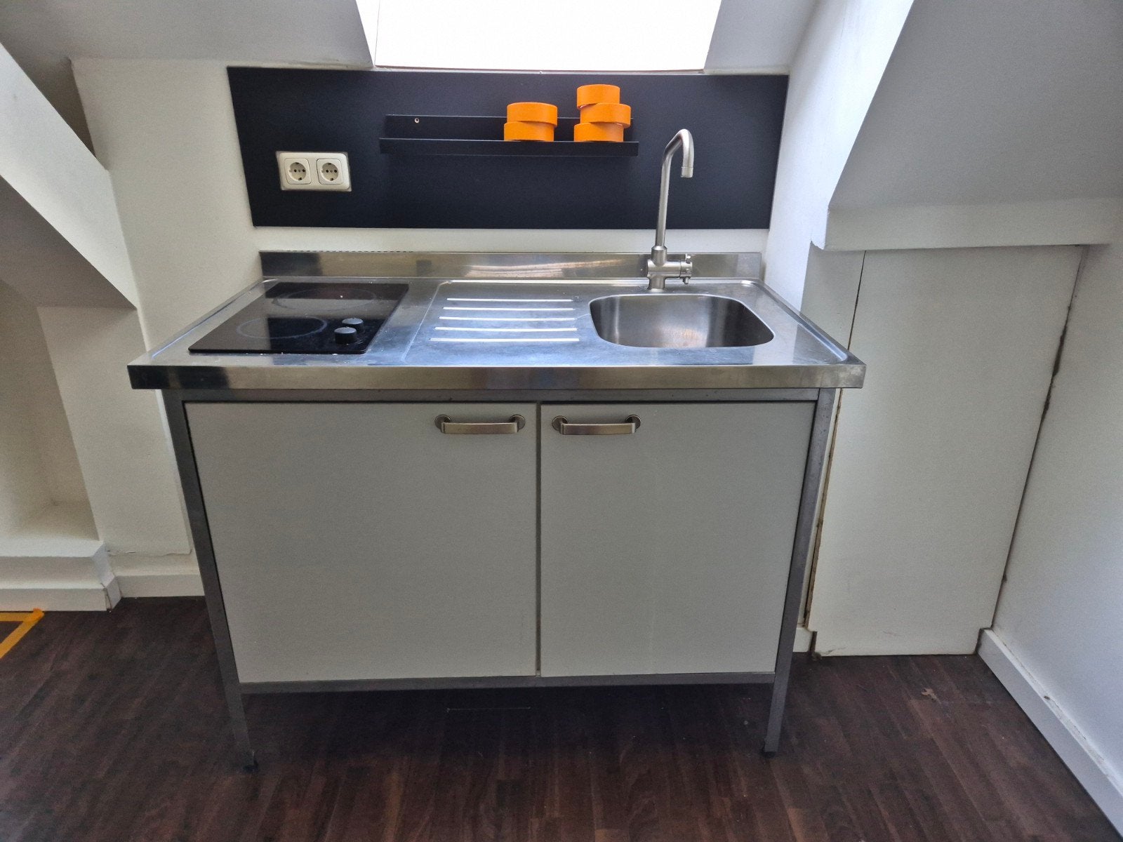 Ikea Attityd kitchenette, Ophalen of Verzenden, Gebruikt, Wit, Overige typen