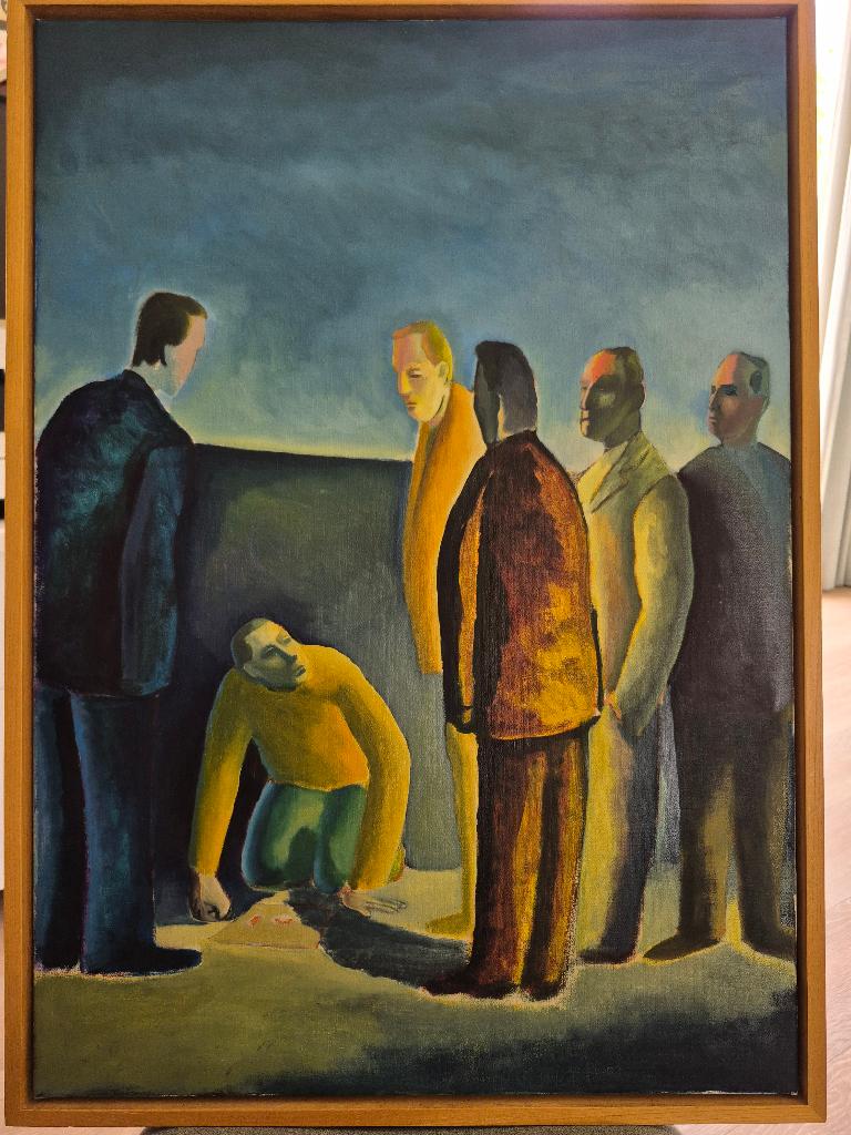 Schilderij Wim Janssen (1949), Ophalen