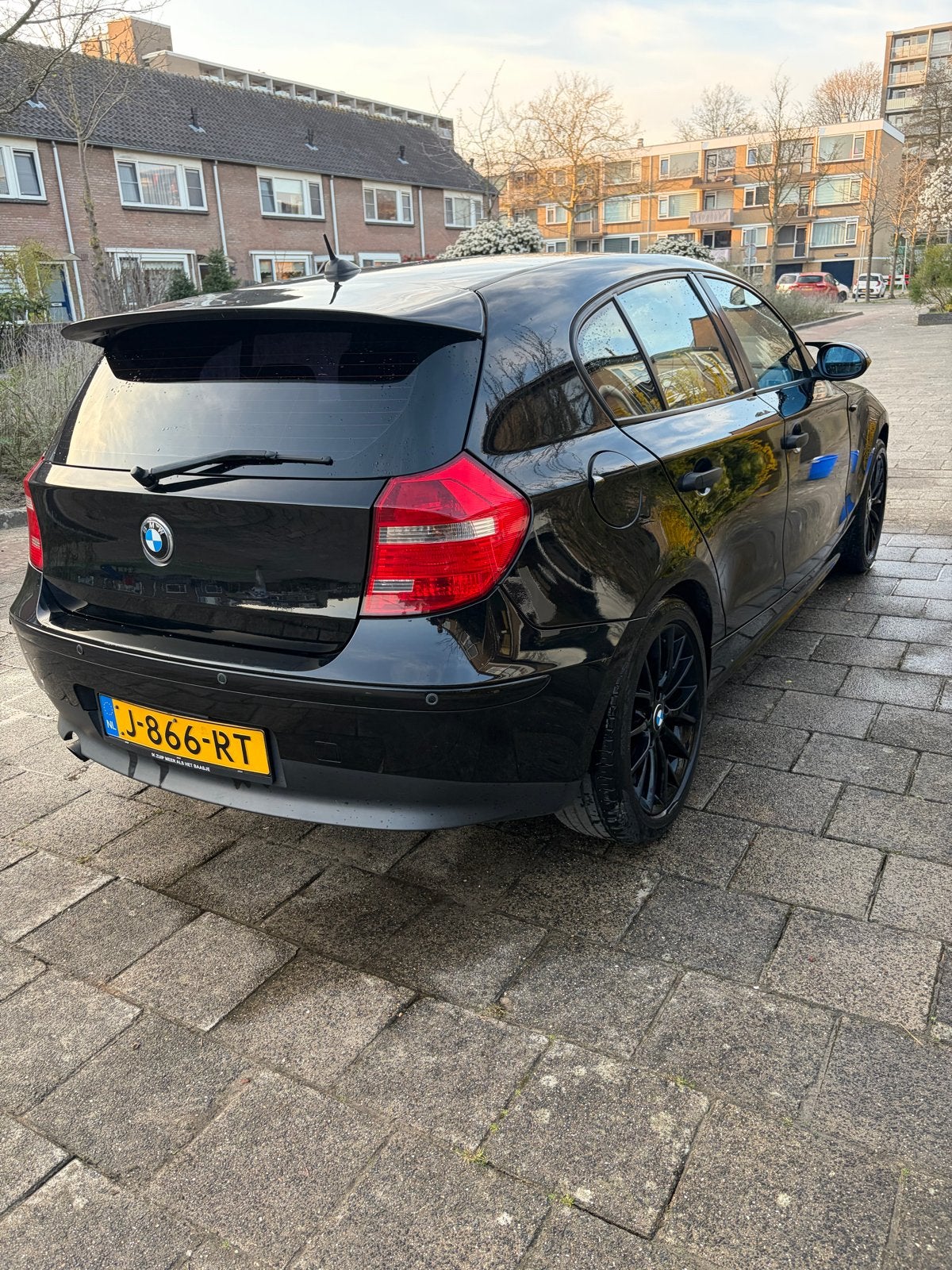 BMW 1-Serie 1.6 116I 2005 Zwart, Auto's, BMW, 1596 cc, Achterwielaandrijving, 4 cilinders, 635 kg