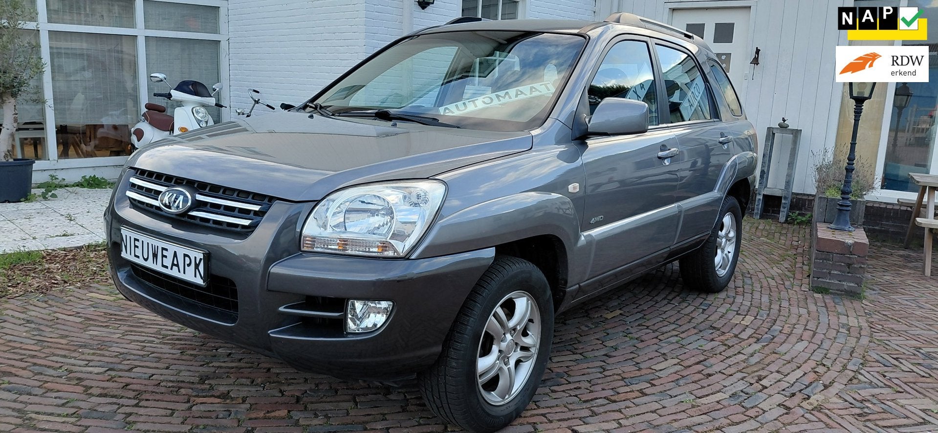 Kia Sportage 2.7 V6 Adventure Automaat 4WD Fantastisch carav, Automaat, Gebruikt, Met garantie (alle), Bedrijf
