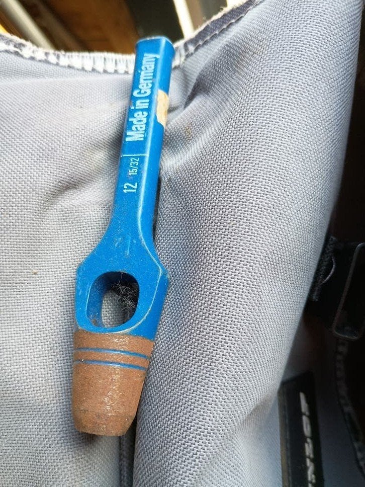 Gatenpons 12 mm - Made in Germany (jaren '70), Ophalen of Verzenden