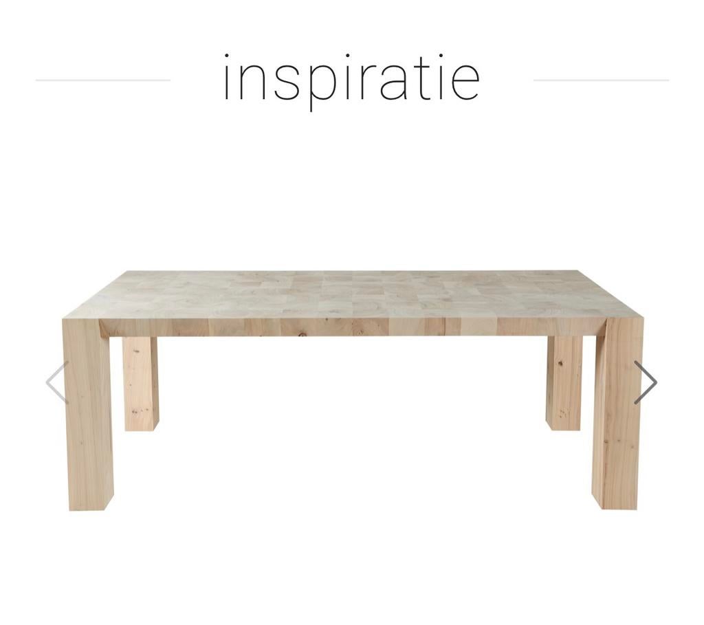 Durk eettafel van Pilat & Pilat, Ophalen of Verzenden, Zo goed als nieuw, Rechthoekig, Hout