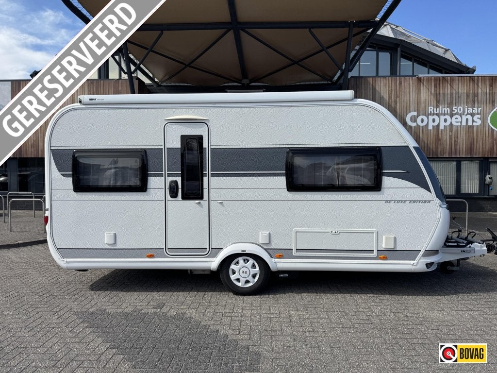 Hobby De Luxe Edition 460 UFE 2021 MOVER + LUIFEL!!!, Caravans en Kamperen, Standaardzit, Bedrijf, 4 tot 5 meter, Schokbreker