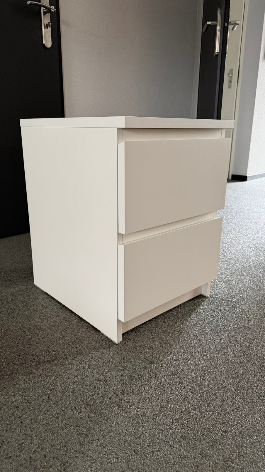 Ikea malm kastje 2 laden wit, Huis en Inrichting, Kasten | Ladekasten, Ophalen, Gebruikt, 50 tot 100 cm, Minder dan 100 cm