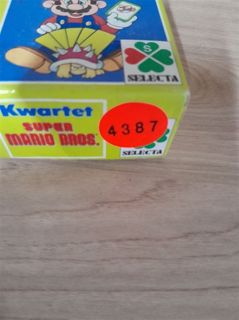 kwartet super mario bros - s4387, Verzenden, Zo goed als nieuw