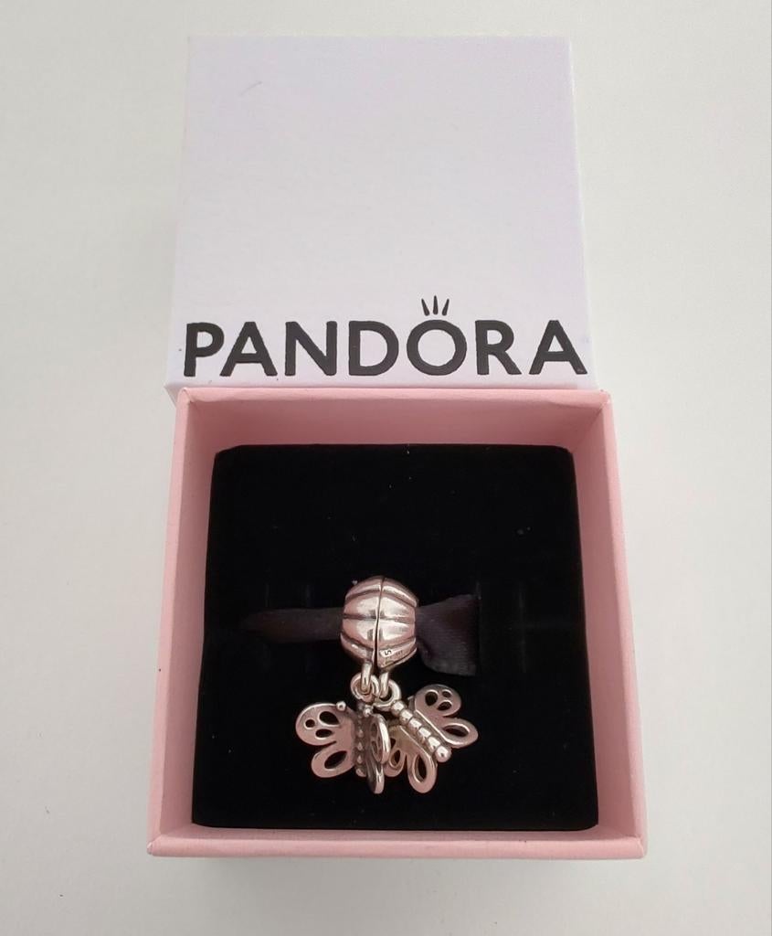 Pandora bedel vlinders, Ophalen, Zo goed als nieuw, Zilver, Pandora