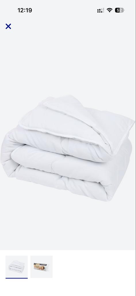 Comfibeds 4-seizoenen dekbed 240x220 cm, anti-allergie, Wit, Tweepersoons, Ophalen of Verzenden, Deken of Dekbed