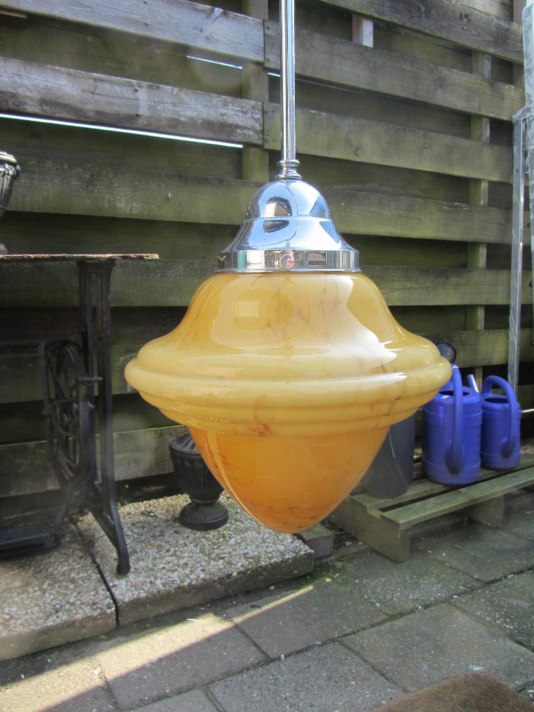 2 ZEER MOOIE GROTE ART DECO LAMPEN, Ophalen, Gebruikt, ART DECO
