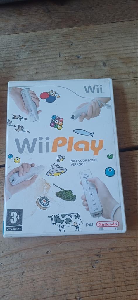 Wii Play - Nintendo Wii (PAL), Spelcomputers en Games, Gebruikt, Overige genres, 2 spelers, Eén computer