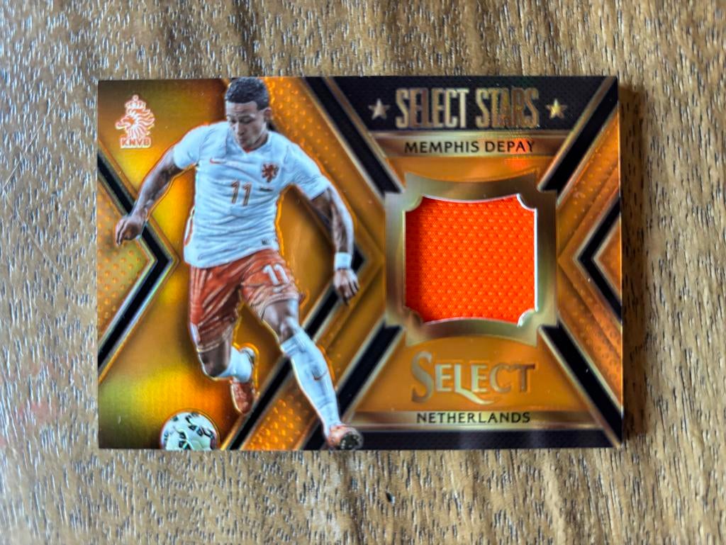 Memphis Depay Select Stars KNVB Voetbalkaart 138/149, Verzenden, Nieuw, Overige binnenlandse clubs, Spelerskaart