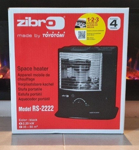 Zibro Toyotomi RS-2222 in verpakking, Ophalen, 30 tot 80 cm, Minder dan 60 cm, Kachel