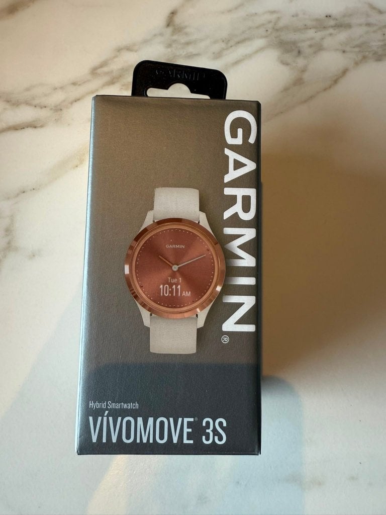 sporthologe garmin vivomove 3S rose Gold Hybrid, Garmin, Ophalen of Verzenden, Zo goed als nieuw, Waterdicht