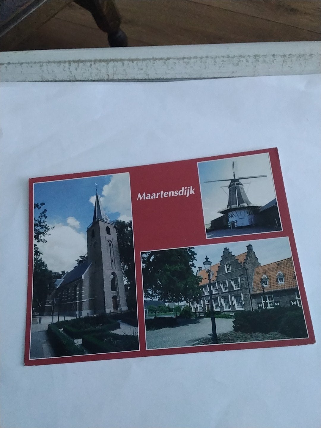 Ansichtkaart Maartensdijk - Kerk, Molen en Historisch Pand, Ophalen of Verzenden, 1980 tot heden