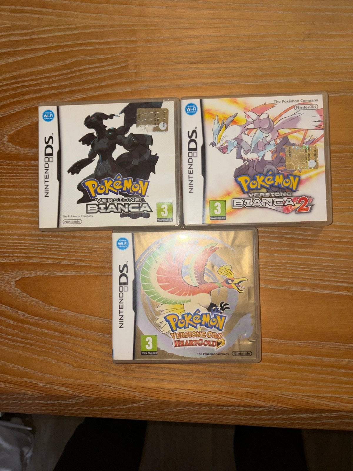 Pokémon DS games: Wit, Wit 2 en HeartGold in het italiaans, Spelcomputers en Games, Online, Gebruikt, 1 speler, Ophalen of Verzenden