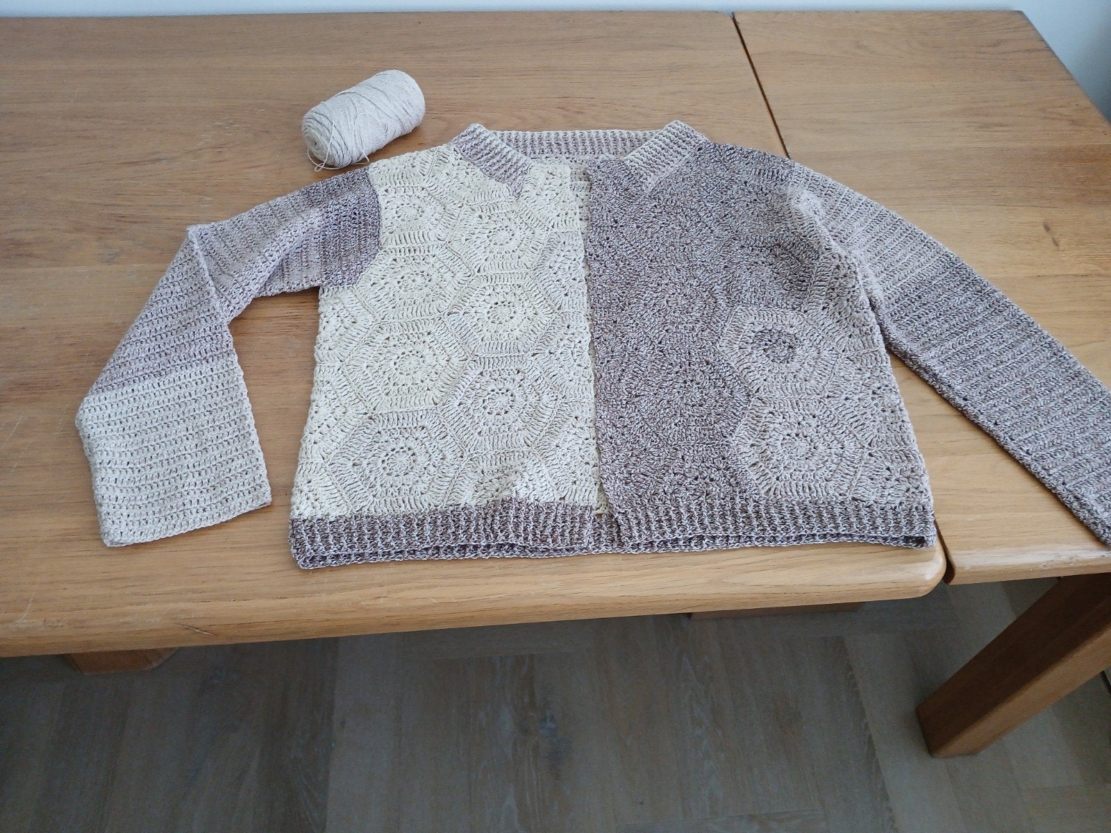 Nieuw gehaakt vest, Ophalen of Verzenden, Zo goed als nieuw, Maat 38/40 (M)