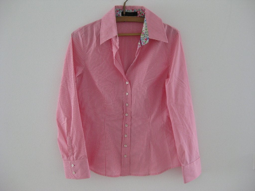 Les Bleus roze blouse maat 40, Kleding | Dames, Maat 38/40 (M), Ophalen of Verzenden, Roze, Gedragen