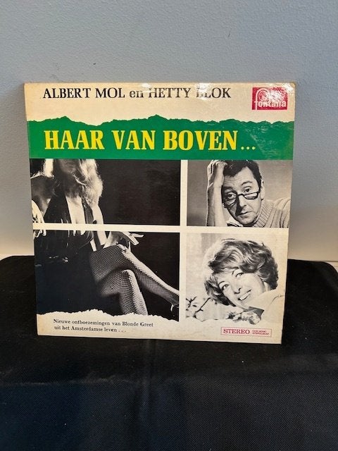 Haar Van Boven met verhalen van Albert Mol en Hetty Blok, Ophalen of Verzenden, Zo goed als nieuw, 12 inch, Levenslied of Smartlap