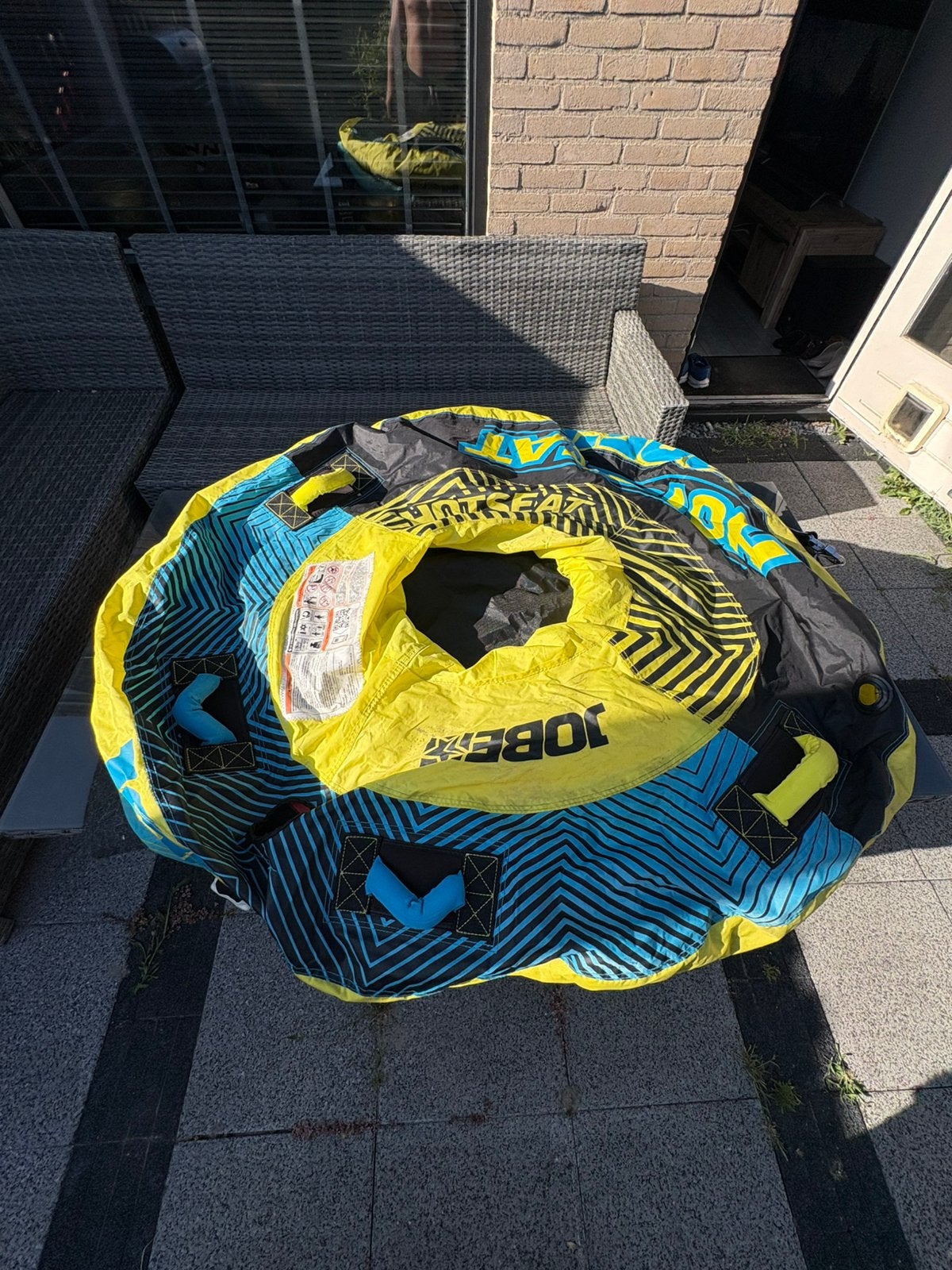 Boot - fun tube 1P, Watersport en Boten, Waterski's, Ophalen, Zo goed als nieuw, Funband of Funtube