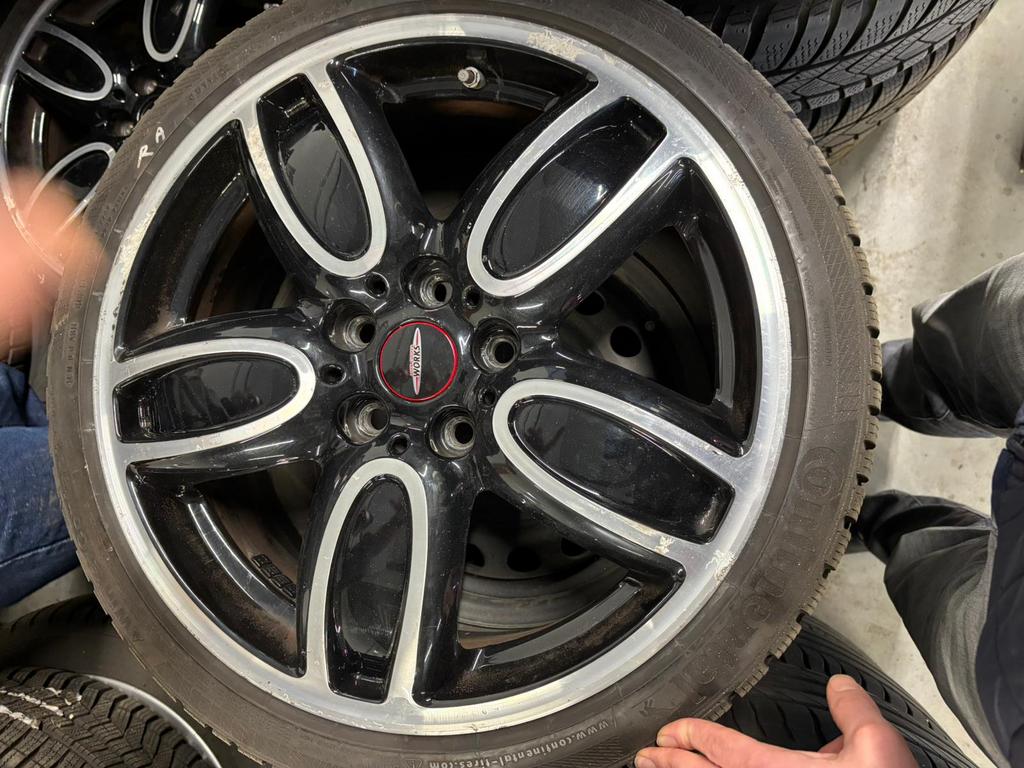 Opknapsetje Mini JCW velgen + sensoren, Auto-onderdelen, Ophalen, 18 inch, Gebruikt, Velg(en)