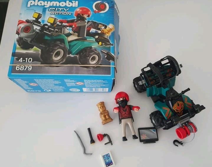 Plamobil Set 6879 Dief met Quad (4-10), Ophalen of Verzenden, Zo goed als nieuw, Complete set