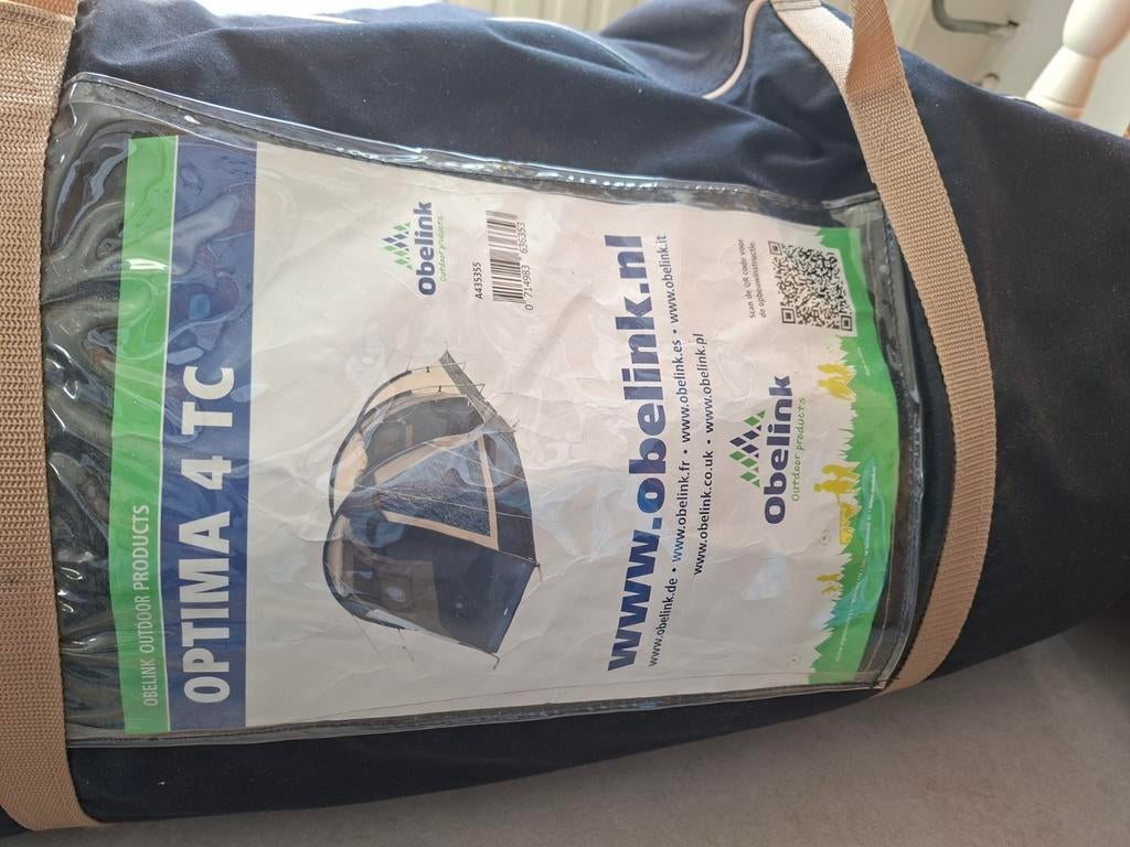 OPTIMA 4 TC TUNNELTENT VAN OBELINK, Caravans en Kamperen, Tenten, Ophalen, Tot en met 4