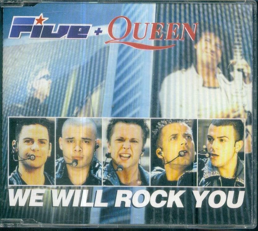 cd-maxi van Five and Queen - We will rock you, Cd's en Dvd's, Cd Singles, Zo goed als nieuw, Pop, 6 singles of meer, Verzenden
