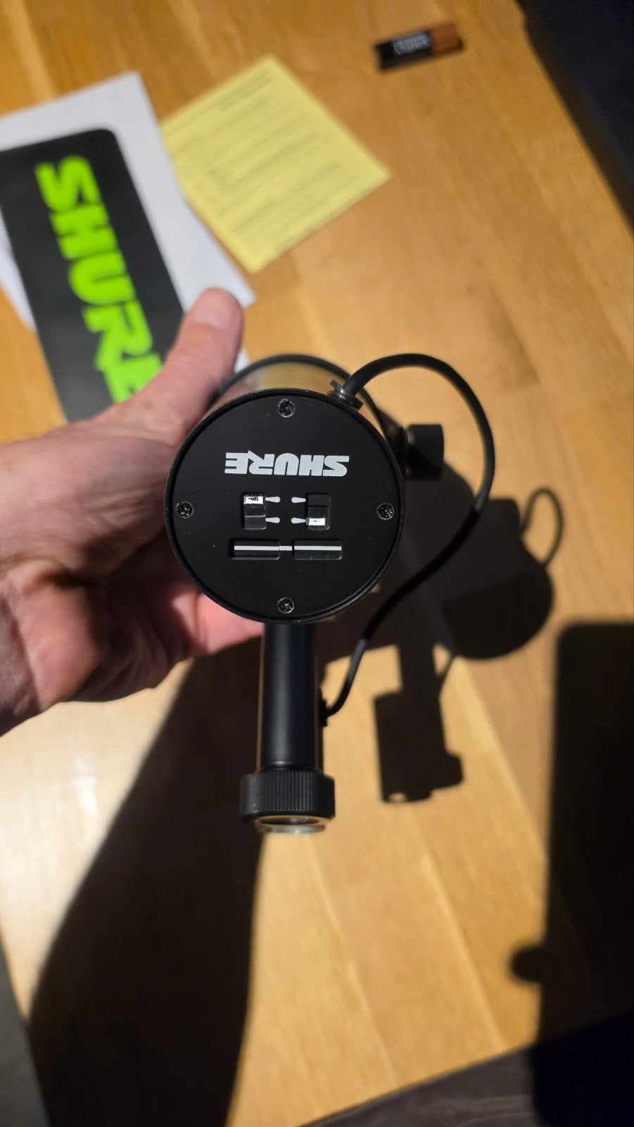 micofoon Shure SM7B, Ophalen, Zo goed als nieuw, Studiomicrofoon