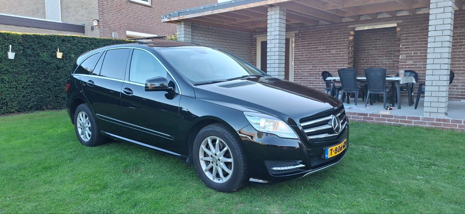 Mercedes-Benz R-Klasse 3.5 R350 4MATIC AUT 2012 Zwart, Auto's, Automaat, Euro 5, R-Klasse, Beige