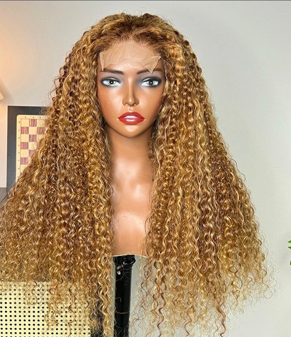 18 inch watercurl wig/ pruik 100% menselijke haar, Ophalen of Verzenden, Nieuw, Pruik of Haarverlenging