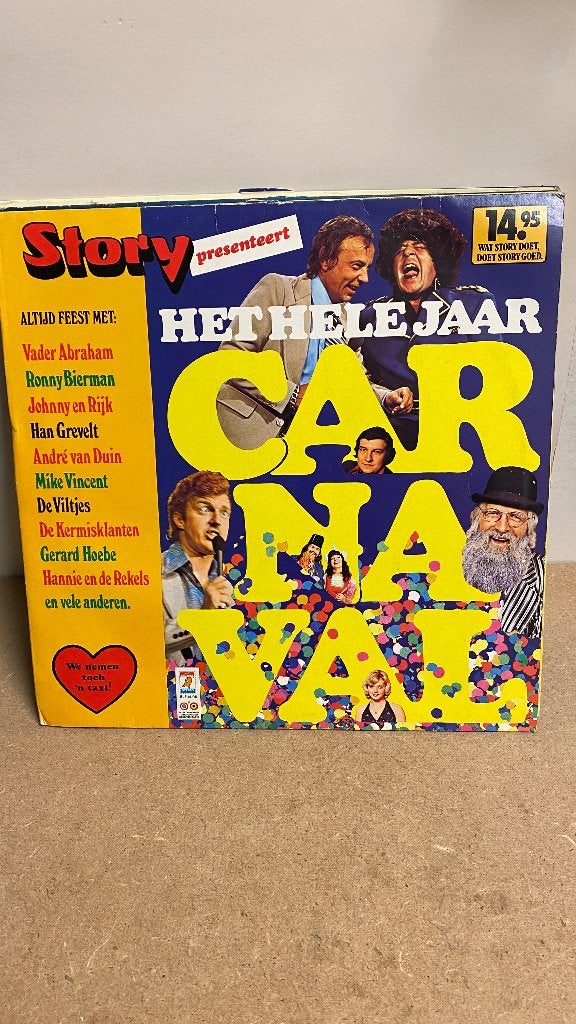 Story presenteert: Het Hele Jaar Carnaval LP, LP, Gebruikt, Ophalen of Verzenden, Feestmuziek