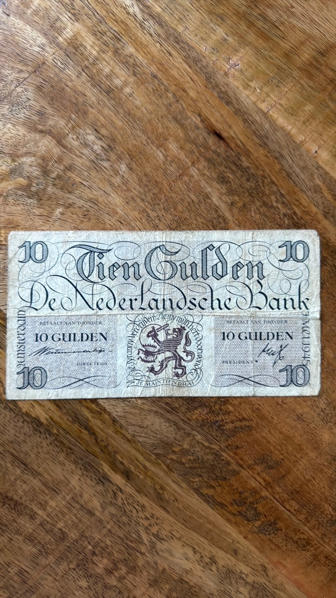 Lieftincktientje van 7 Mei 1945, Postzegels en Munten, Bankbiljetten | Nederland, Ophalen, 10 gulden, Los biljet