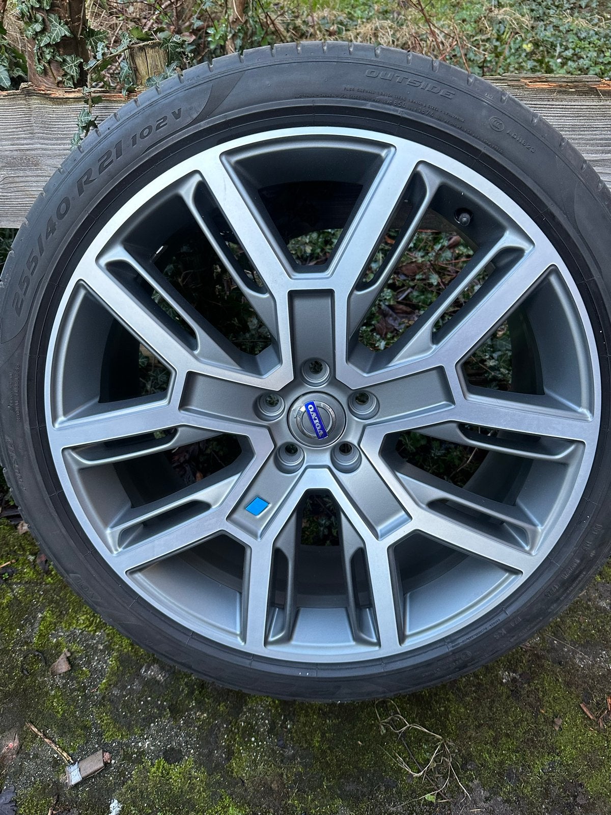 Volvo polestar 21 velgen met Pirelli zomerbanden 255/40 R21, Auto-onderdelen, Banden en Velgen, Ophalen, Gebruikt, 255 mm, Banden en Velgen
