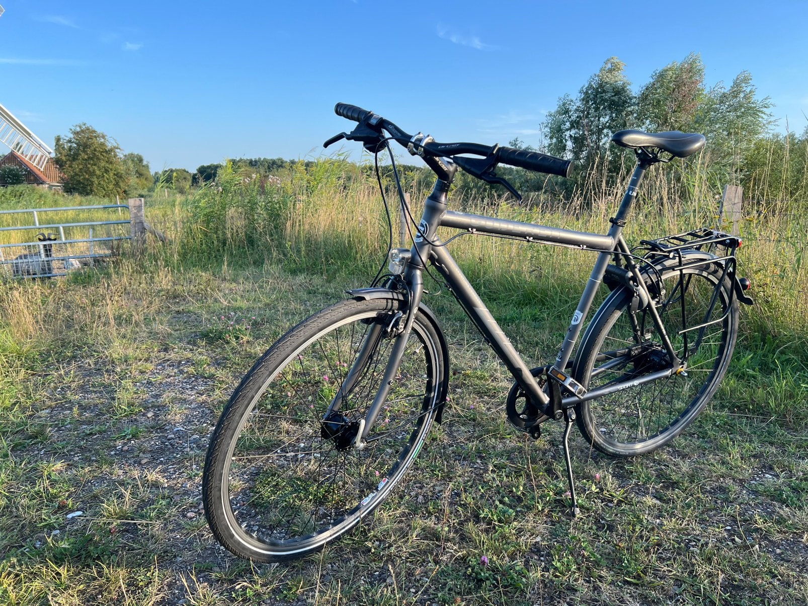 Gudereit trekkingfiets 57 cm – Shimano Alfine 11, Minder dan 10 versnellingen, Zo goed als nieuw, 57 tot 61 cm, Ophalen