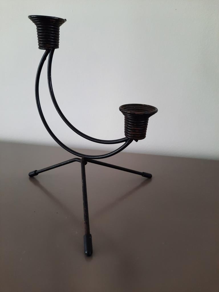 Kandelaar kaarsenhouder hoog 18,5 cm, Ophalen of Verzenden