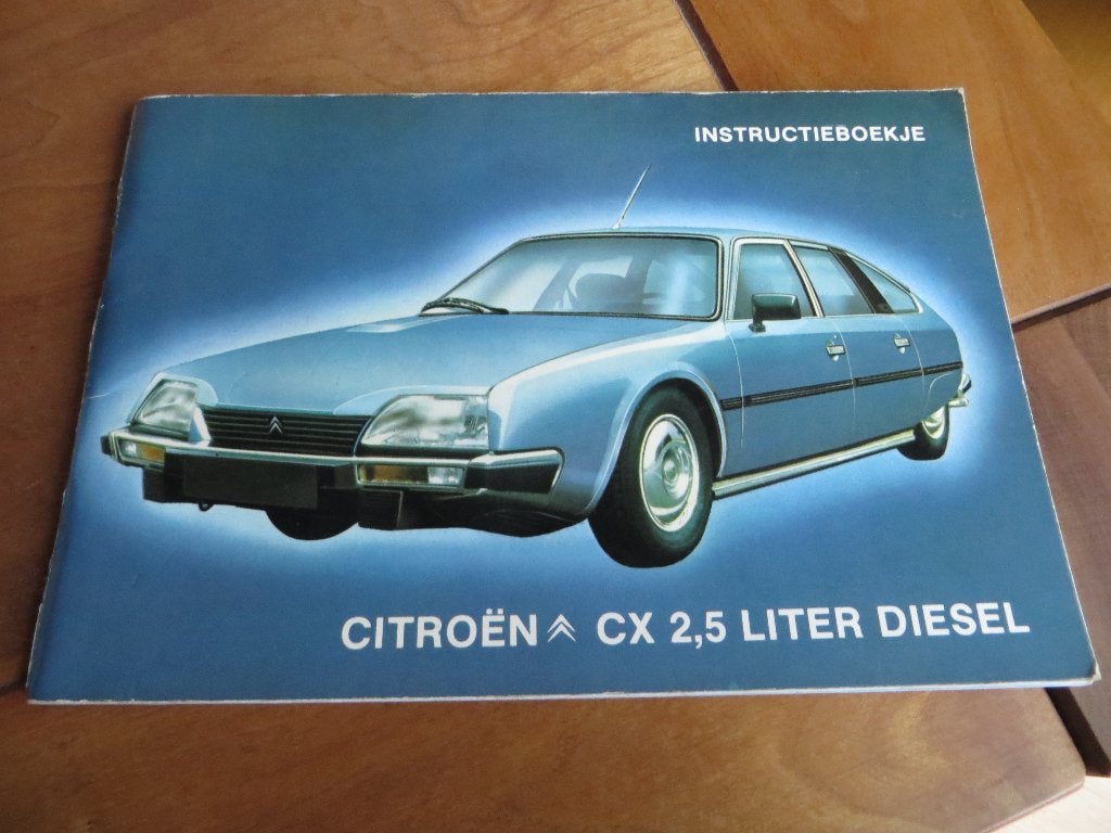Instructieboek Citroen CX 2500 diesel 1981, ook Break, Ophalen of Verzenden