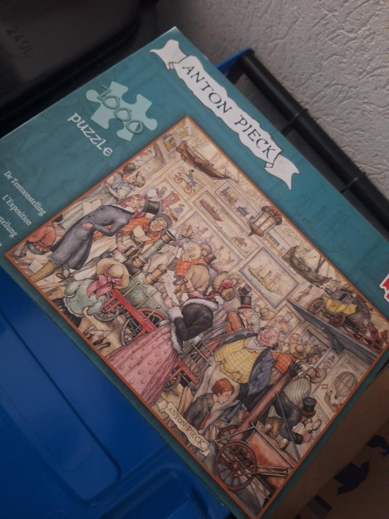 Anton Pieck  - De Tentoonstelling (1000 stukjes), Ophalen of Verzenden, Gebruikt