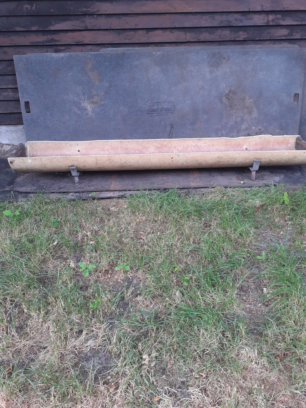 trog voor koeien of paard.gebruikt, Ophalen, 50 mm of meer, Pallet, Minder dan 200 cm