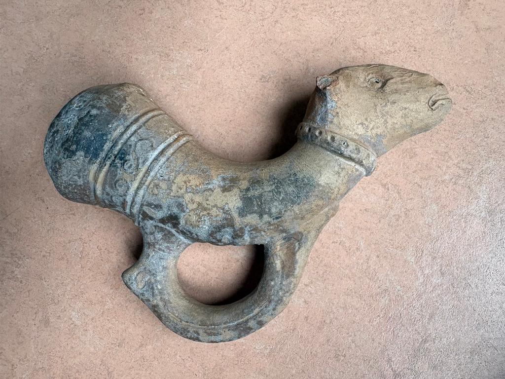 Mooie rhyton, waarschijnlijk Grieks, Antiek en Kunst, Antiek | Keramiek en Aardewerk, Ophalen of Verzenden