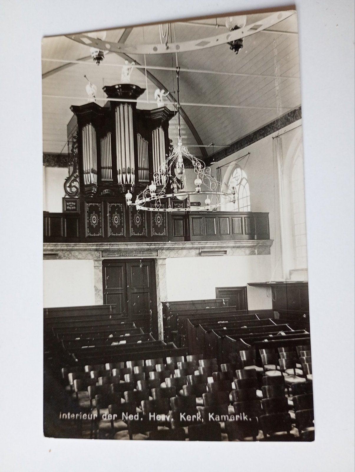 Kamerik bij Woerden NH Kerk 1940, Ophalen of Verzenden, 1920 tot 1940, Gelopen, Utrecht